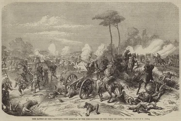 The Battle of the Volturno, the Arrival of the Piedmontese on the Field of Capua